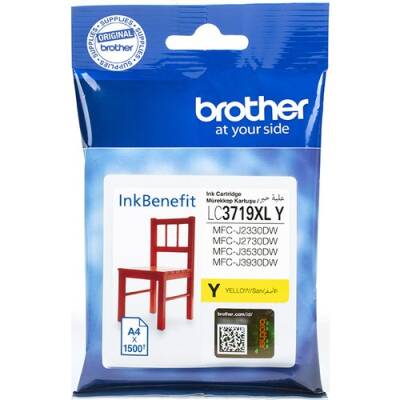 Brother LC-3719XL Sarı Kartuş 1.5K - 1