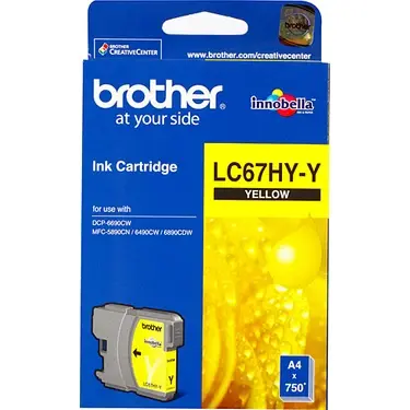 BROTHER LC-67HYY YELLOW - 1