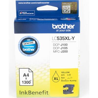 BROTHER LC535 XLY 1300 sayfa SARI - 1